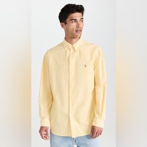 Polo by Ralph Lauren Men's Soft Yellow Dress Shirt